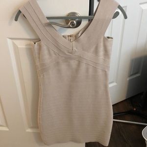 Guess fitted beige dress
